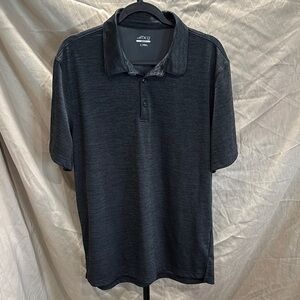 bcg Black Polo Shirt Classic Knit Short Sleeves